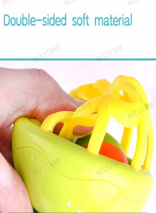 NELSTRAB Plastic :- Soft Ball Rattle Toy For Safe Rattle & 6Months+ Sorting, Children Toy And Infant Products Born Baby First Toys(Combo),Multicolor - Image 2